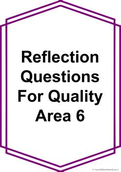 quality area 2 reflective questions